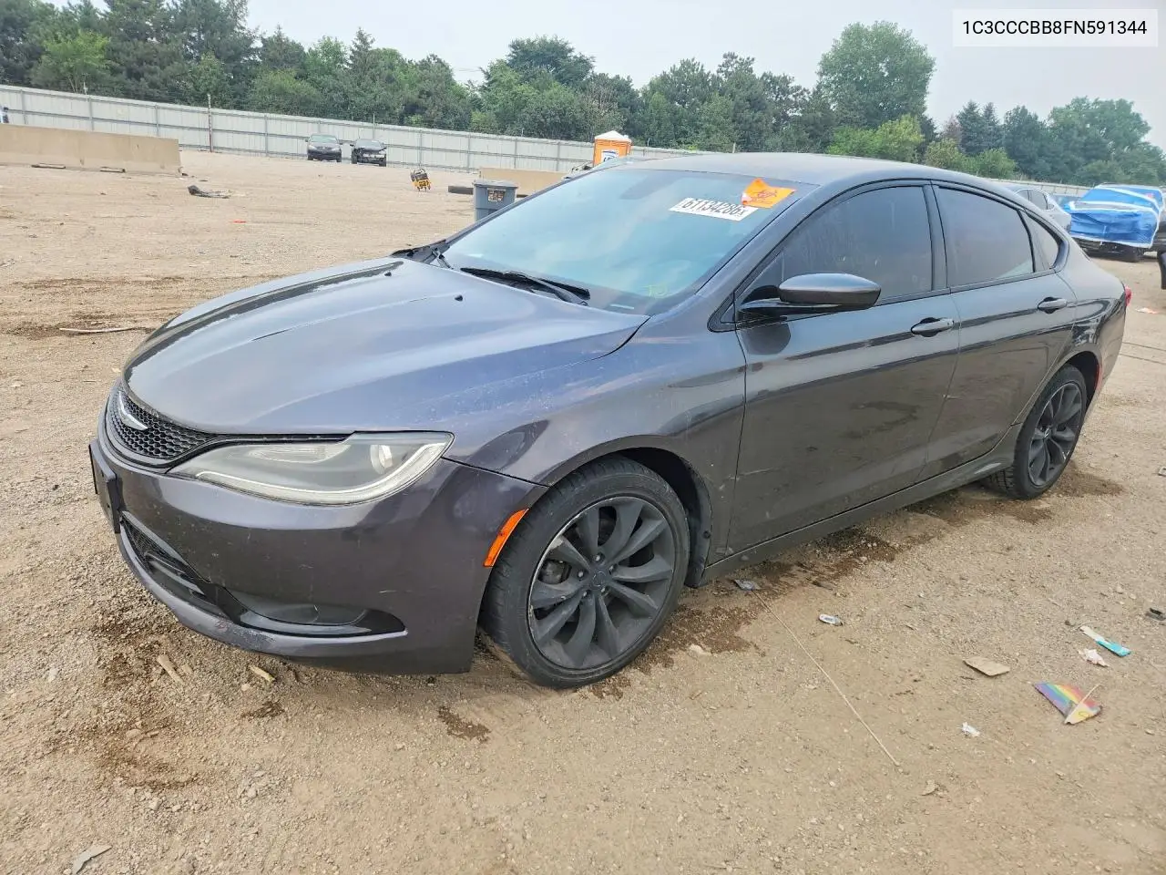 2015 Chrysler 200 S VIN: 1C3CCCBB8FN591344 Lot: 61134286