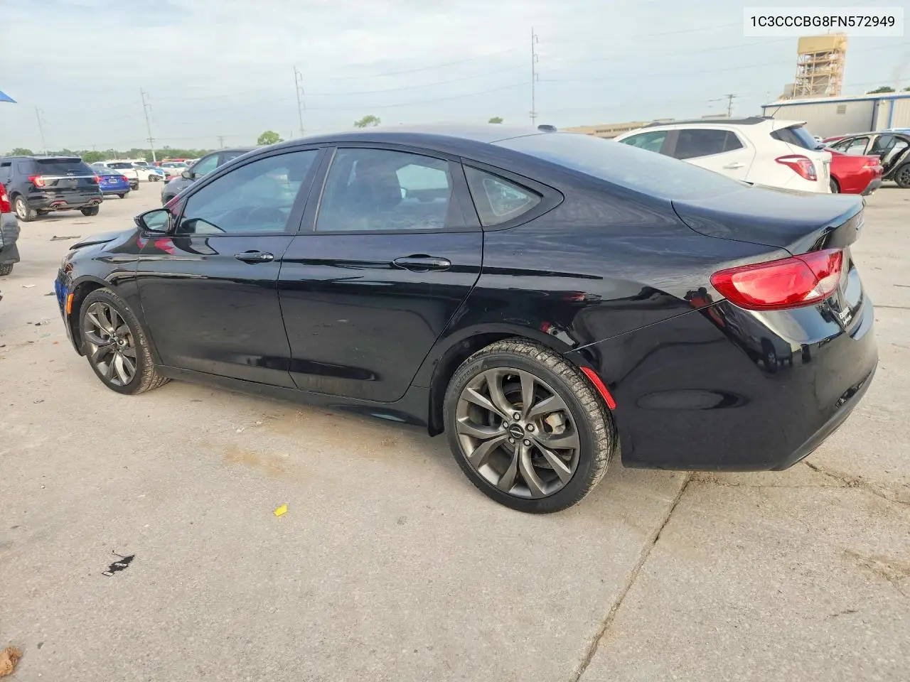 2015 Chrysler 200 VIN: 1C3CCCBG8FN572949 Lot: 61153326