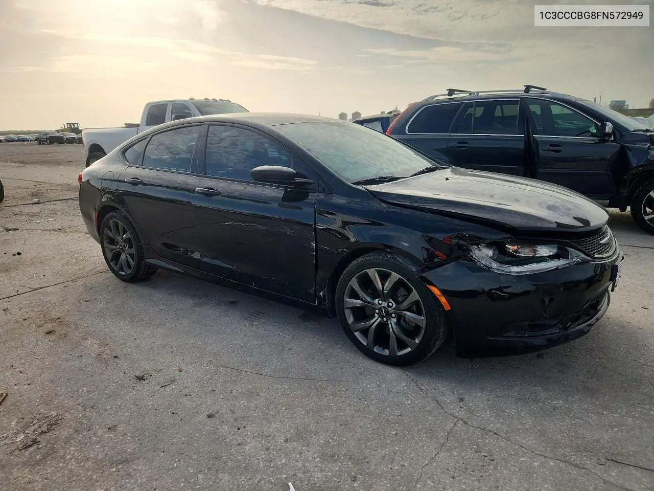 2015 Chrysler 200 VIN: 1C3CCCBG8FN572949 Lot: 61153326