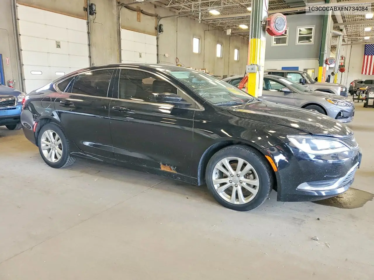 2015 Chrysler 200 Limited VIN: 1C3CCCABXFN734084 Lot: 61153626