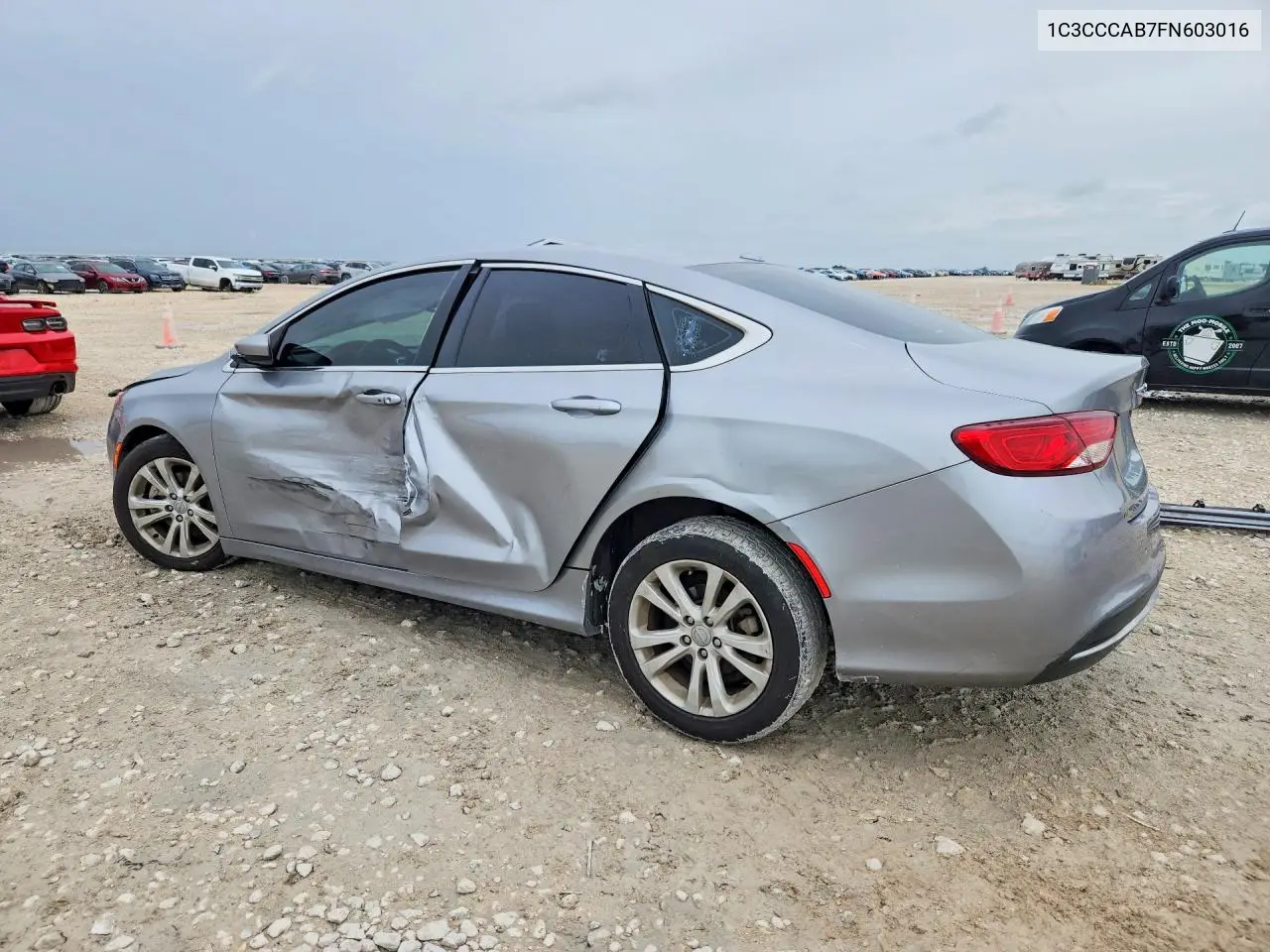 2015 Chrysler 200 Limited VIN: 1C3CCCAB7FN603016 Lot: 61323206