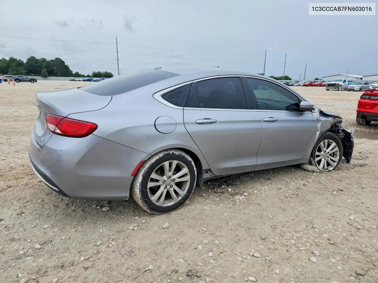 2015 Chrysler 200 Limited VIN: 1C3CCCAB7FN603016 Lot: 61323206
