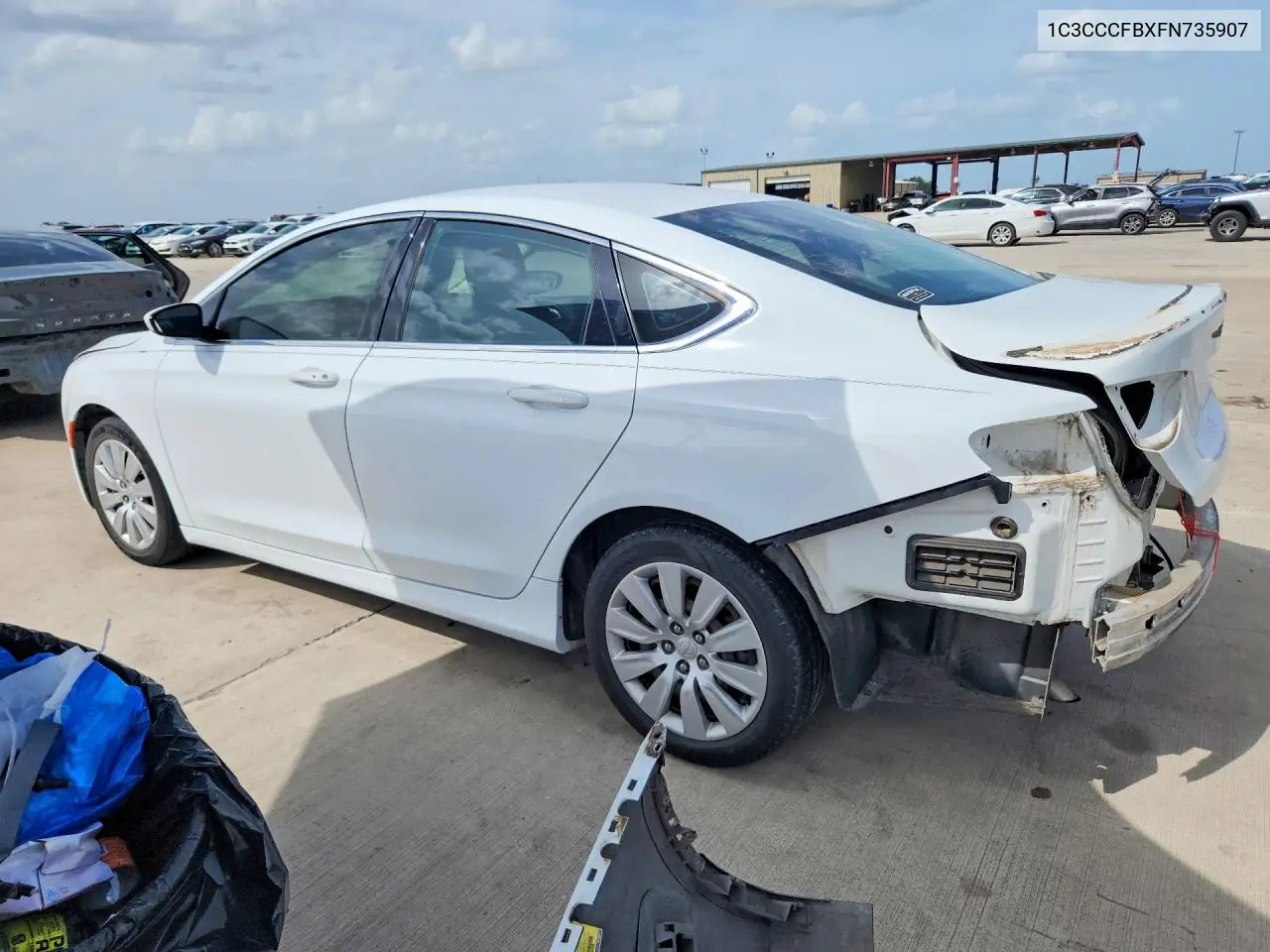 2015 Chrysler 200 Lx VIN: 1C3CCCFBXFN735907 Lot: 61367096