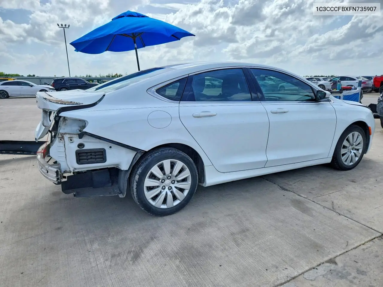 2015 Chrysler 200 Lx VIN: 1C3CCCFBXFN735907 Lot: 61367096