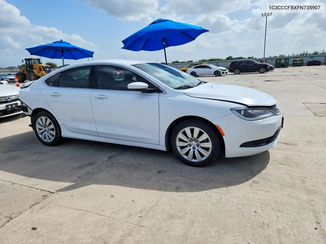 2015 Chrysler 200 Lx VIN: 1C3CCCFBXFN735907 Lot: 61367096
