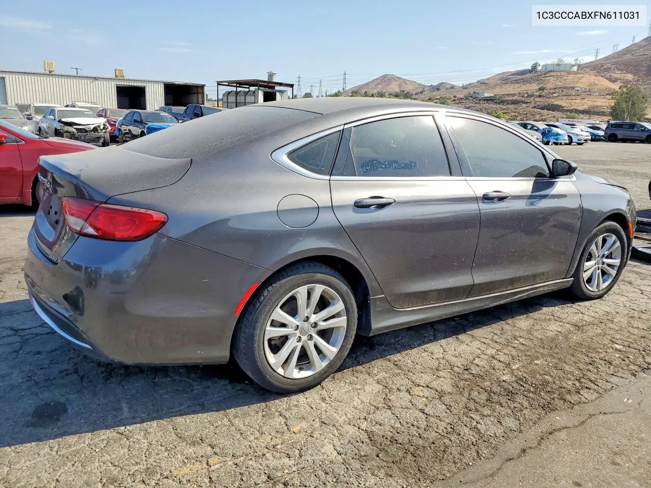 2015 Chrysler 200 Limited VIN: 1C3CCCABXFN611031 Lot: 61392566
