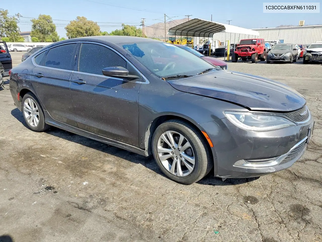 2015 Chrysler 200 Limited VIN: 1C3CCCABXFN611031 Lot: 61392566