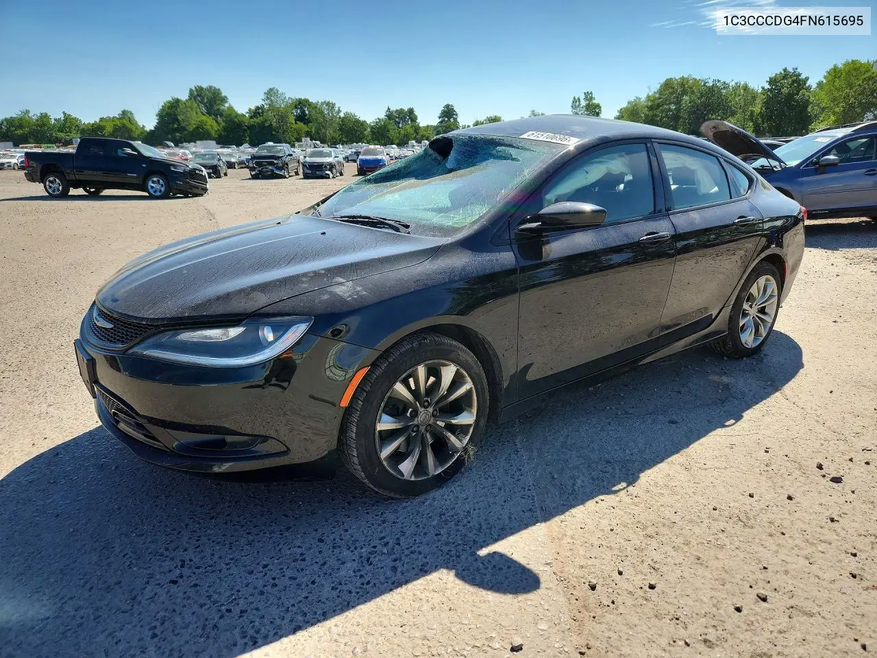 2015 Chrysler 200 S VIN: 1C3CCCDG4FN615695 Lot: 61510696