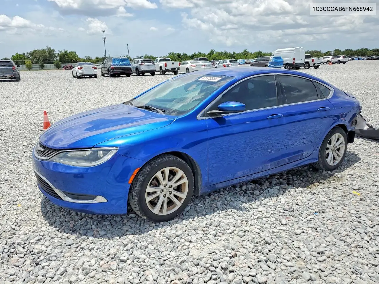 2015 Chrysler 200 Limited VIN: 1C3CCCAB6FN668942 Lot: 61532336