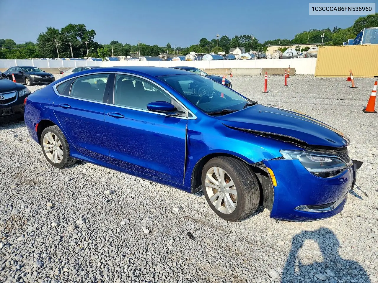 2015 Chrysler 200 Limited VIN: 1C3CCCAB6FN536960 Lot: 61602096