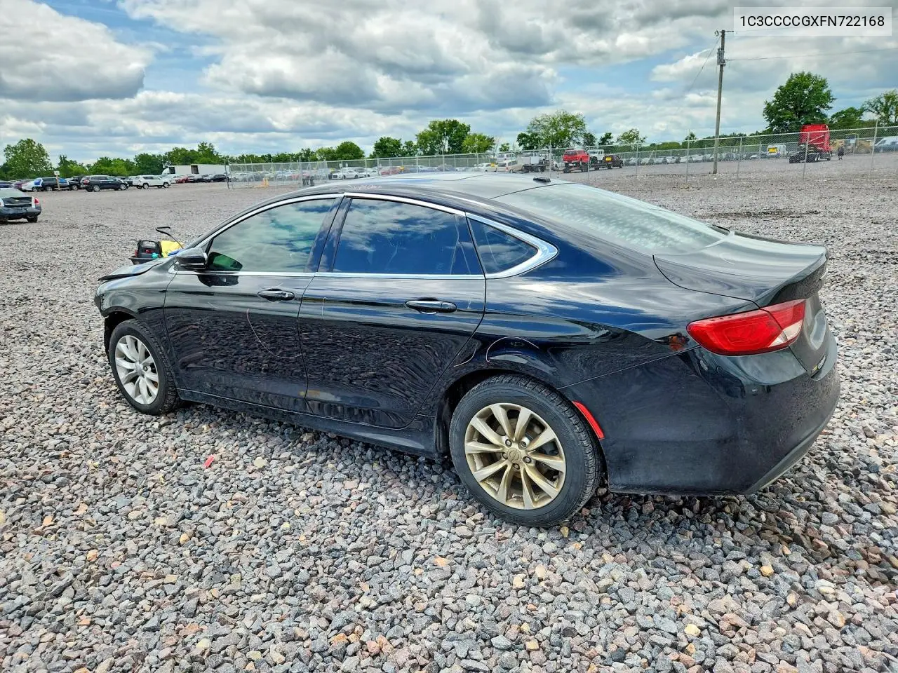 2015 Chrysler 200 C VIN: 1C3CCCCGXFN722168 Lot: 61671926