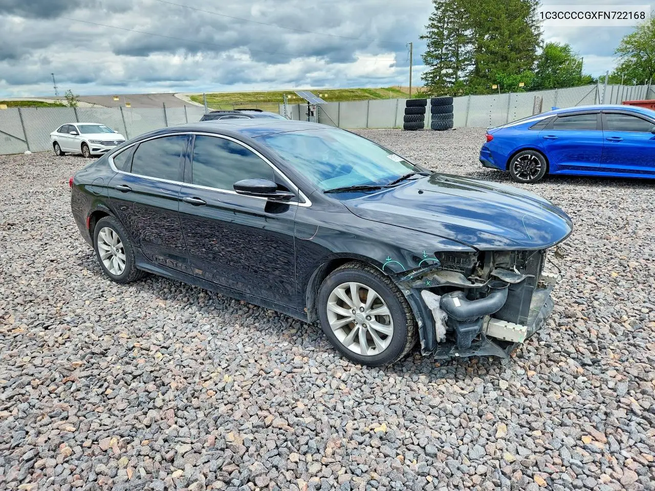 2015 Chrysler 200 C VIN: 1C3CCCCGXFN722168 Lot: 61671926
