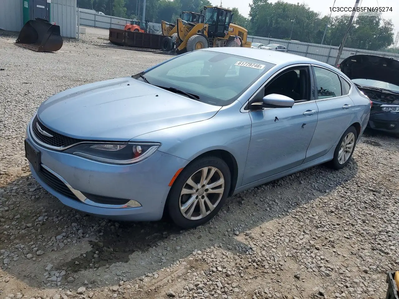 2015 Chrysler 200 Limited VIN: 1C3CCCAB5FN695274 Lot: 61779746