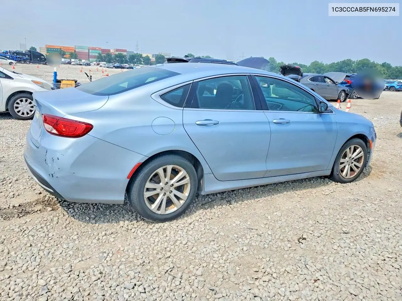 2015 Chrysler 200 Limited VIN: 1C3CCCAB5FN695274 Lot: 61779746