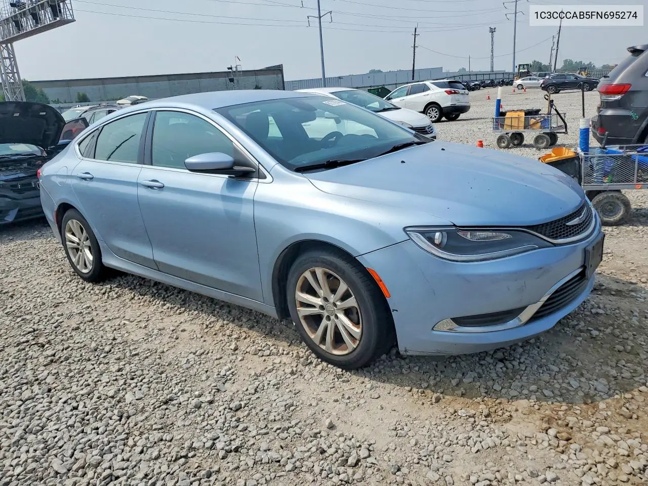 2015 Chrysler 200 Limited VIN: 1C3CCCAB5FN695274 Lot: 61779746
