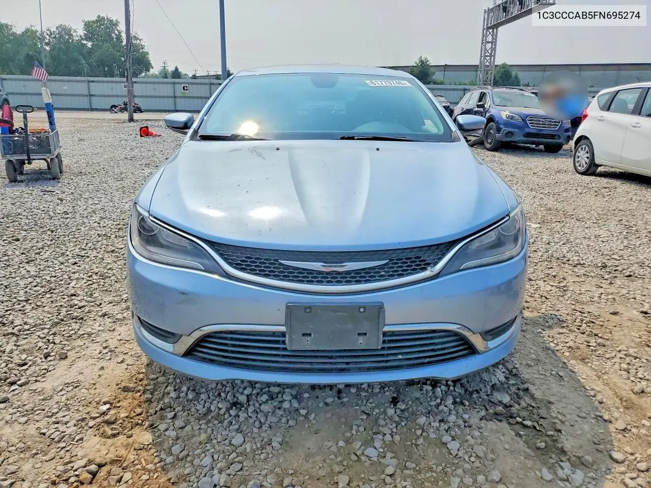 2015 Chrysler 200 Limited VIN: 1C3CCCAB5FN695274 Lot: 61779746