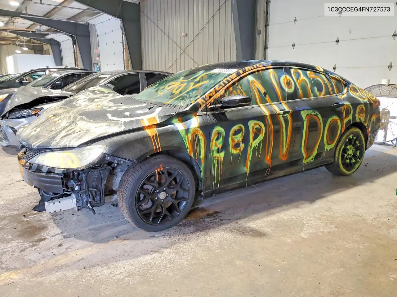 2015 Chrysler 200 C VIN: 1C3CCCEG4FN727573 Lot: 61863606