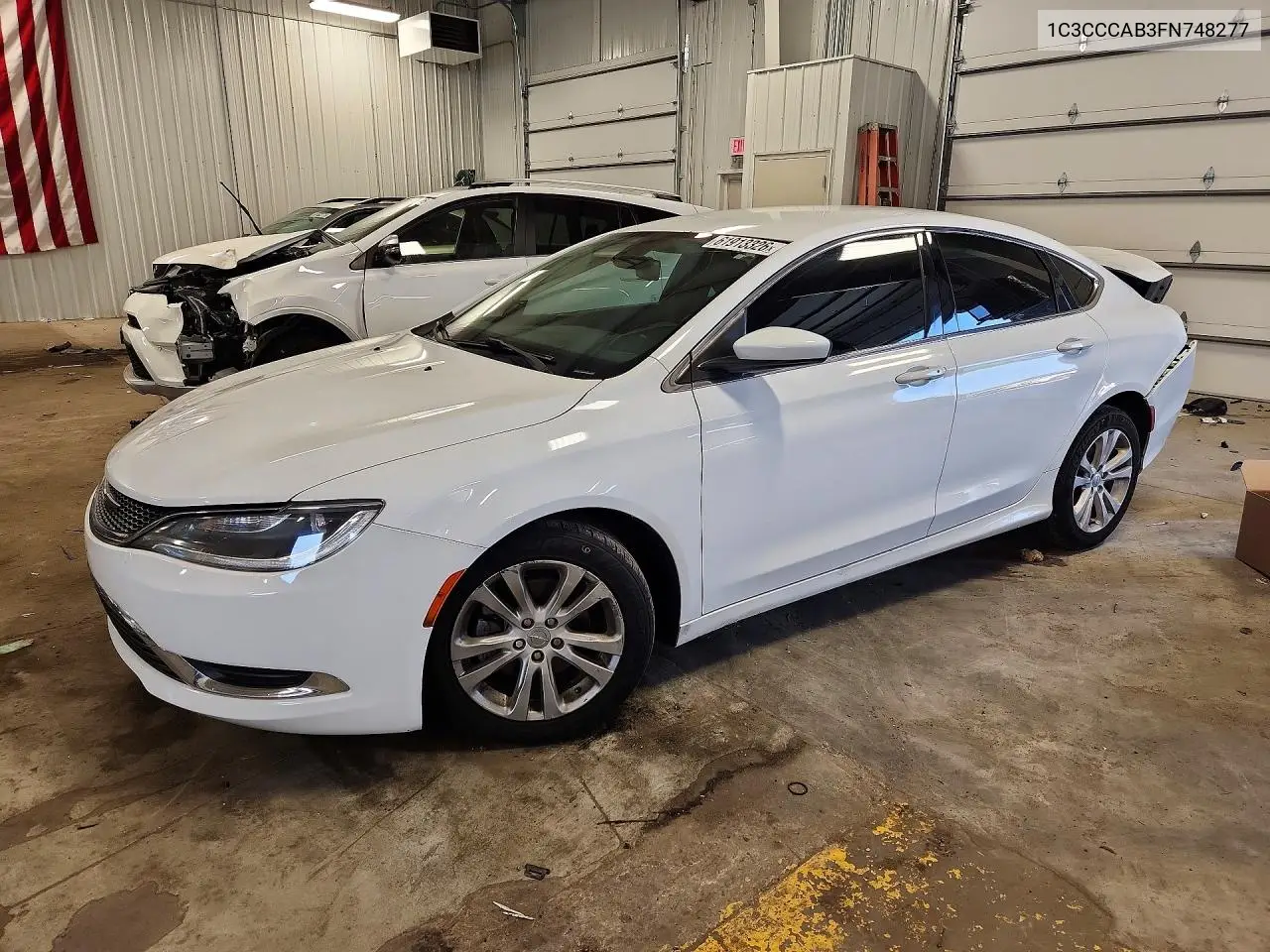 2015 Chrysler 200 Limited VIN: 1C3CCCAB3FN748277 Lot: 61913326