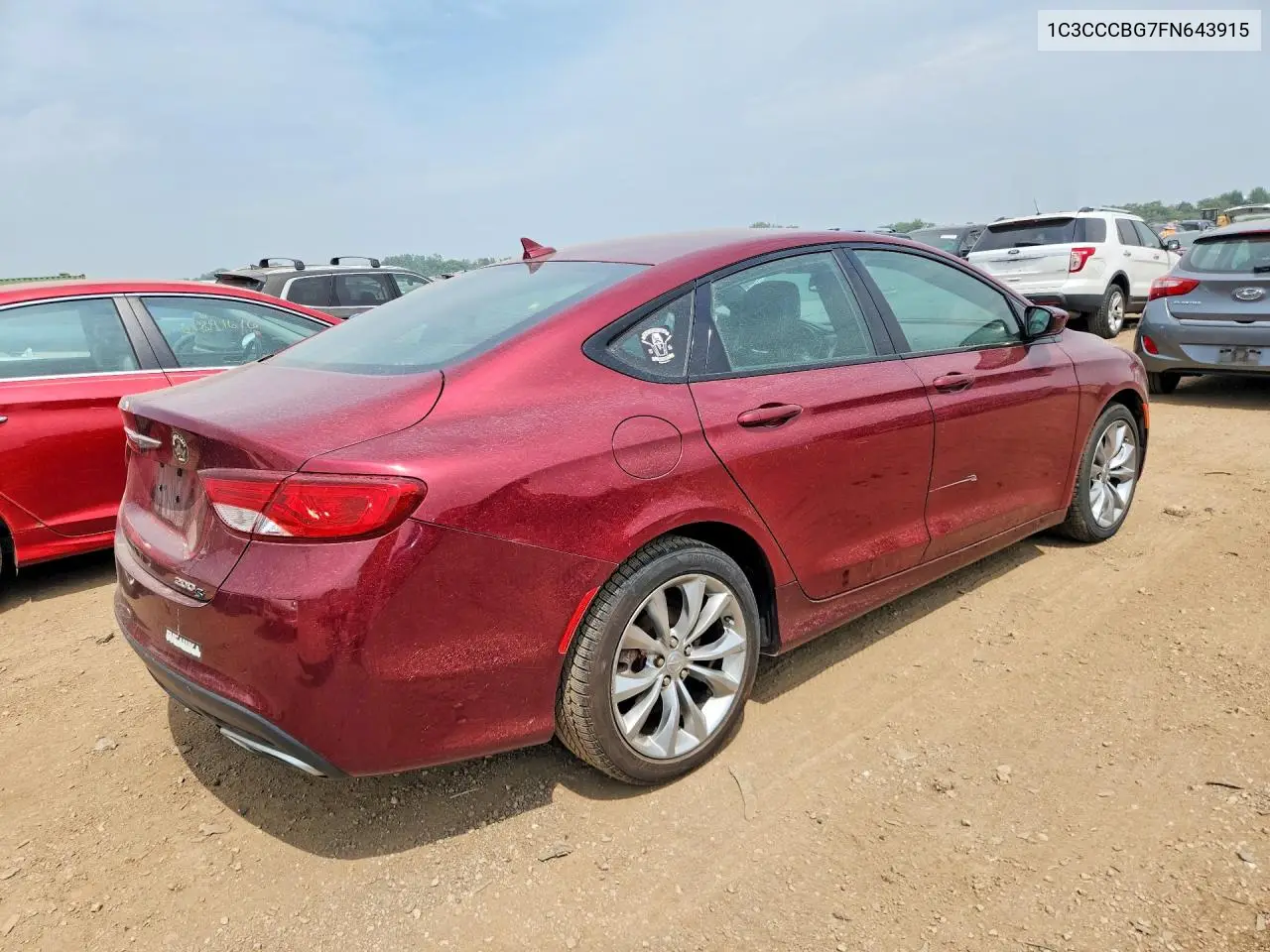 2015 Chrysler 200 S VIN: 1C3CCCBG7FN643915 Lot: 61924496