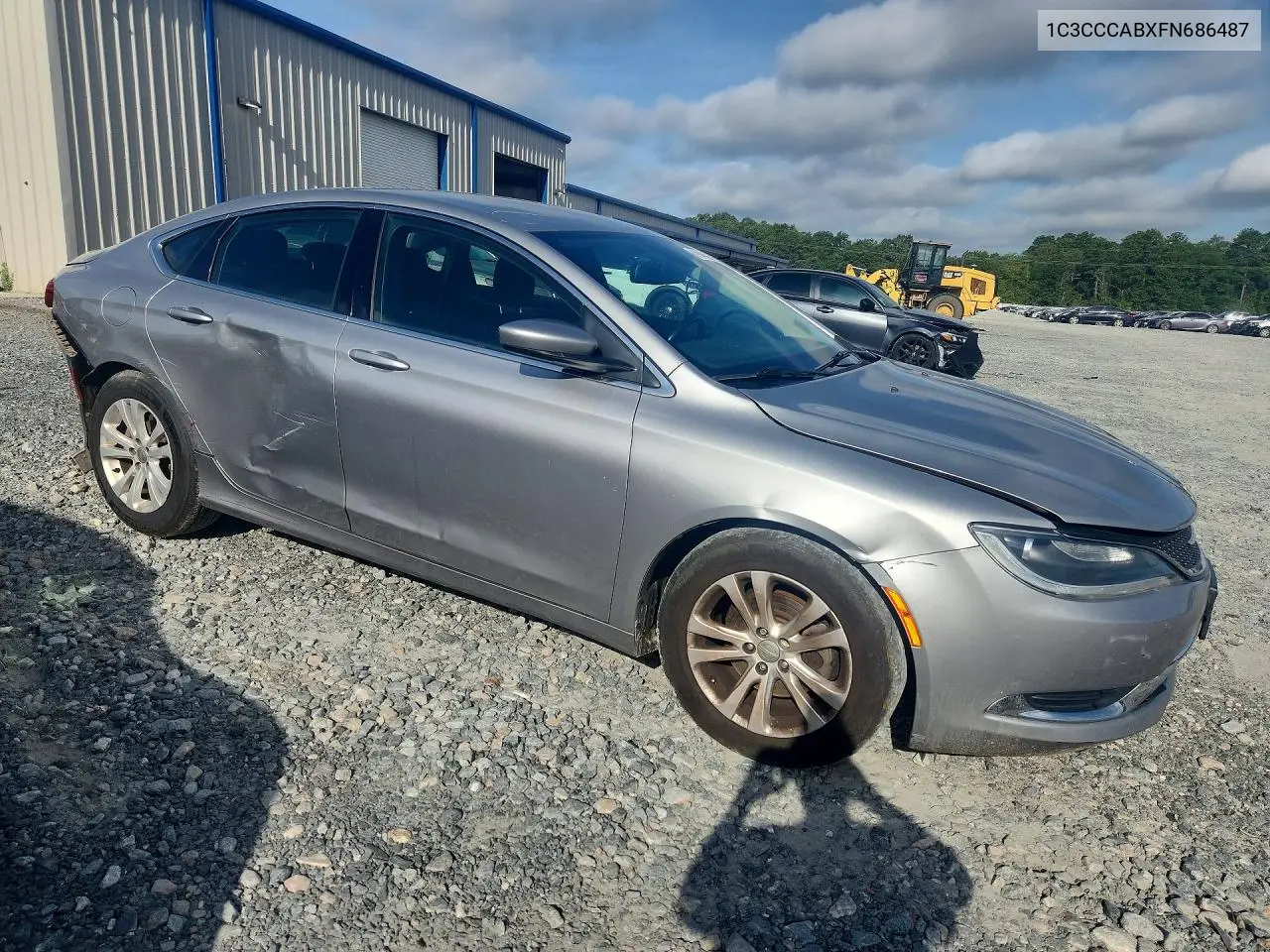 2015 Chrysler 200 Limited VIN: 1C3CCCABXFN686487 Lot: 61946456