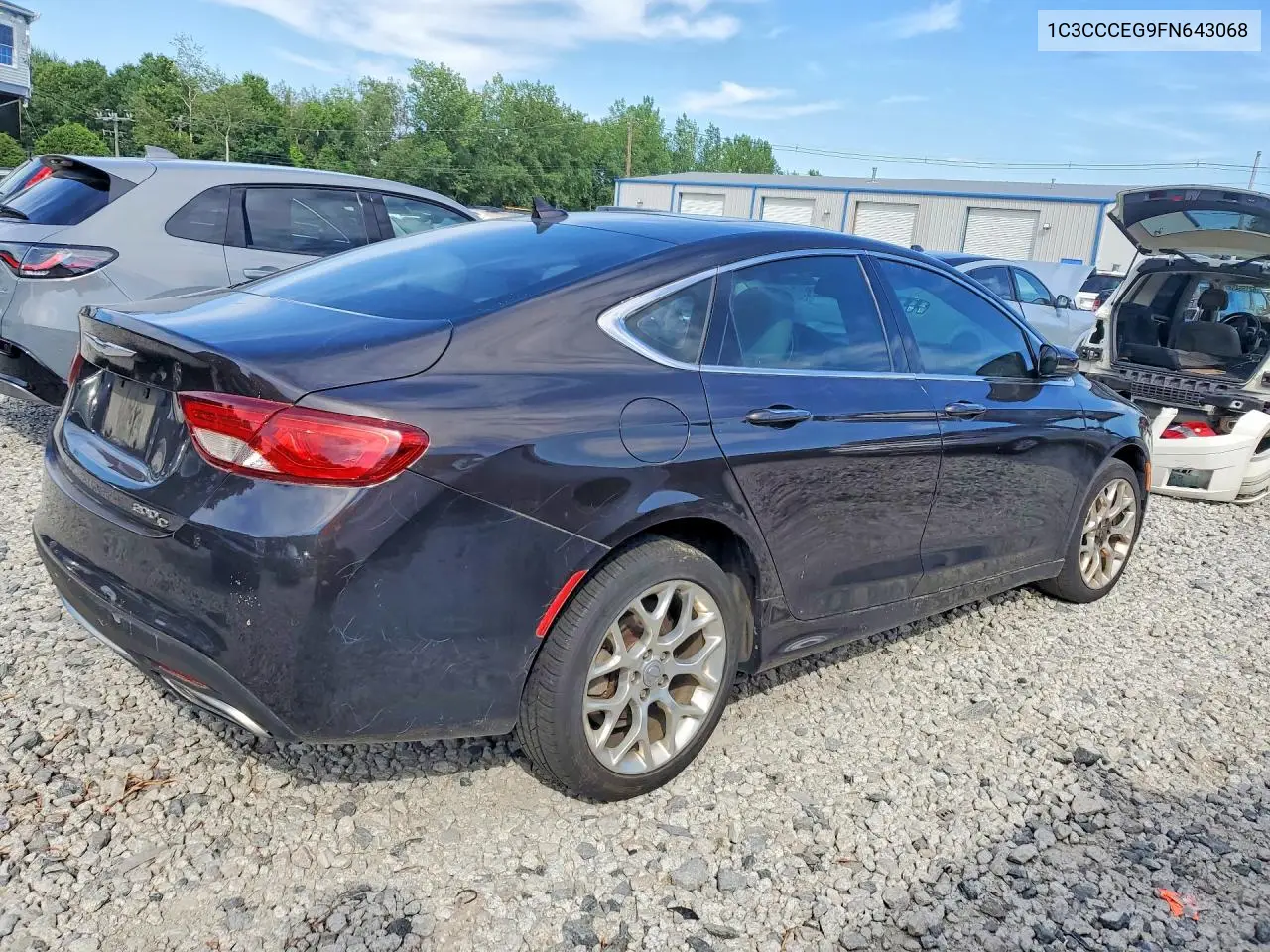 2015 Chrysler 200 C VIN: 1C3CCCEG9FN643068 Lot: 61947456