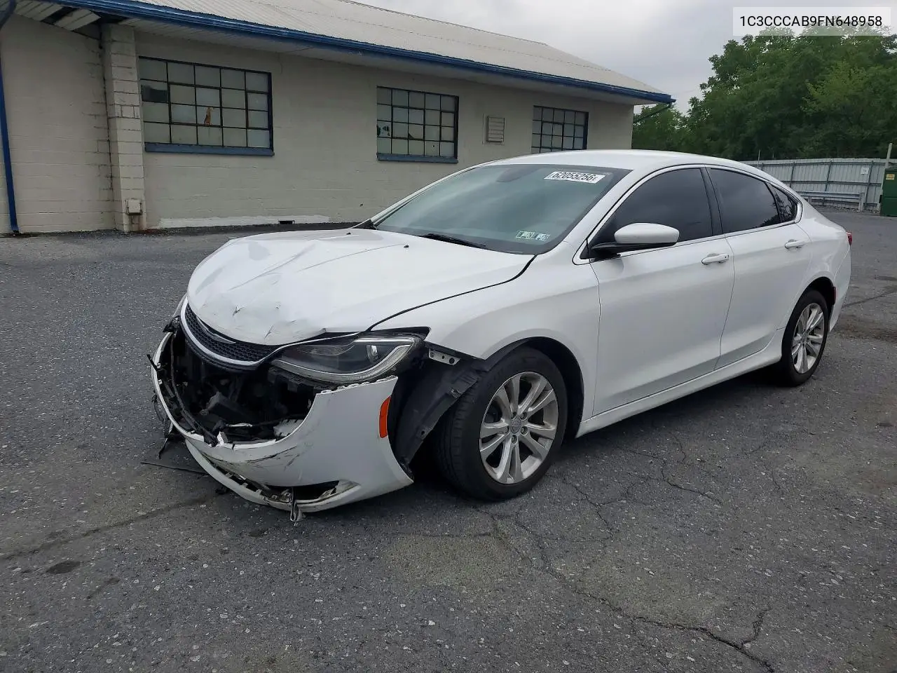 2015 Chrysler 200 Limited VIN: 1C3CCCAB9FN648958 Lot: 62055256