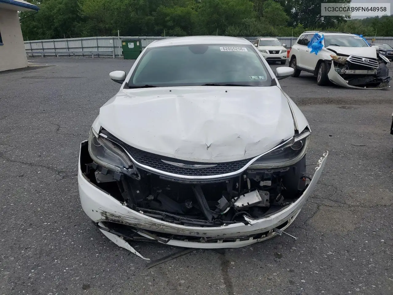 2015 Chrysler 200 Limited VIN: 1C3CCCAB9FN648958 Lot: 62055256