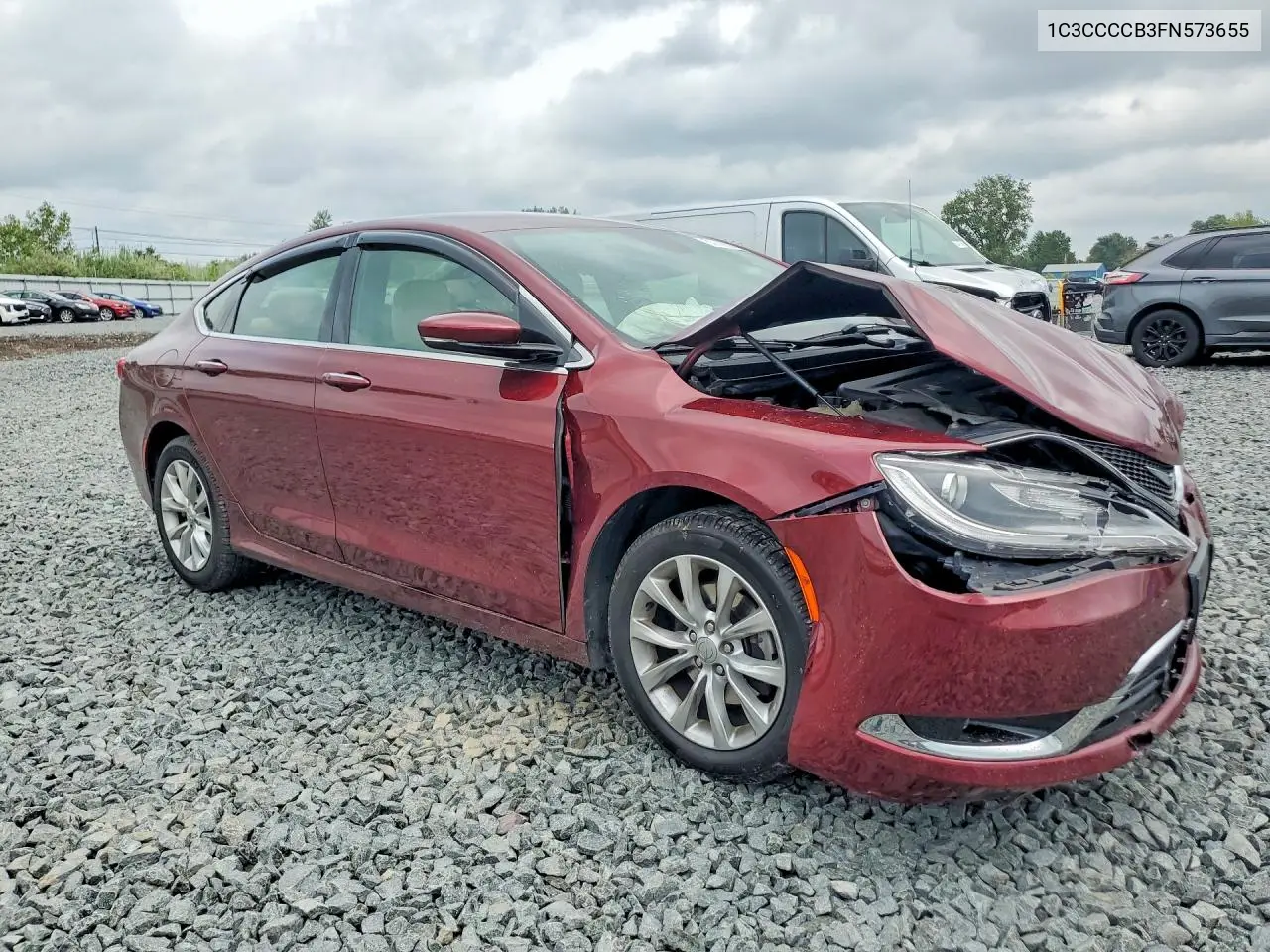 2015 Chrysler 200 C VIN: 1C3CCCCB3FN573655 Lot: 62098556
