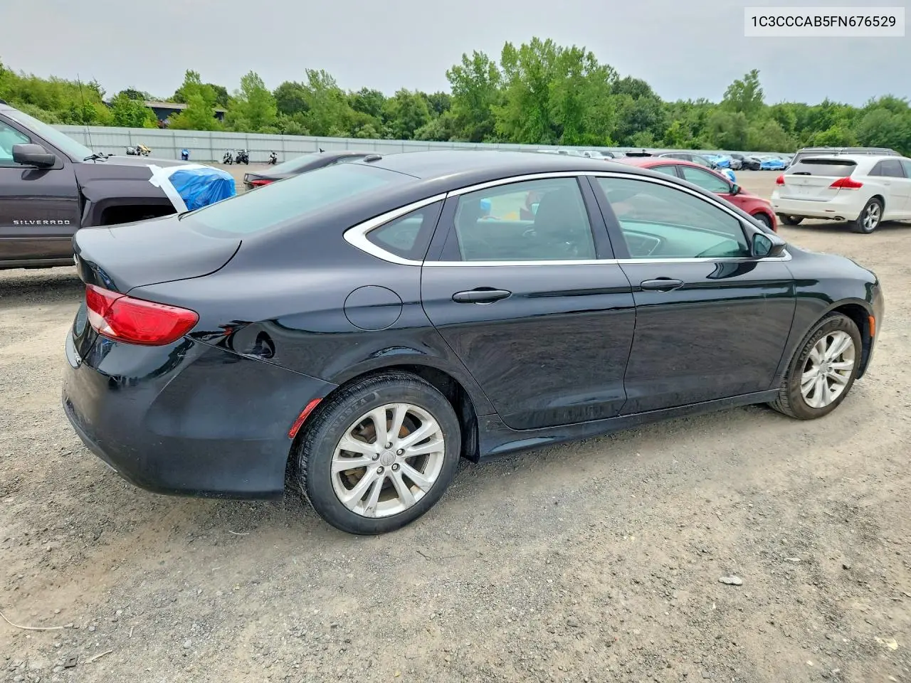 2015 Chrysler 200 Limited VIN: 1C3CCCAB5FN676529 Lot: 62131876