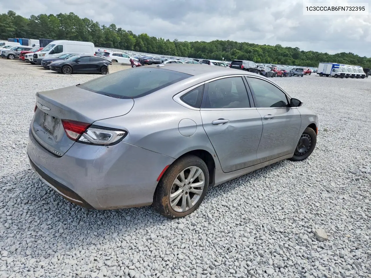 2015 Chrysler 200 Limited VIN: 1C3CCCAB6FN732395 Lot: 62314416