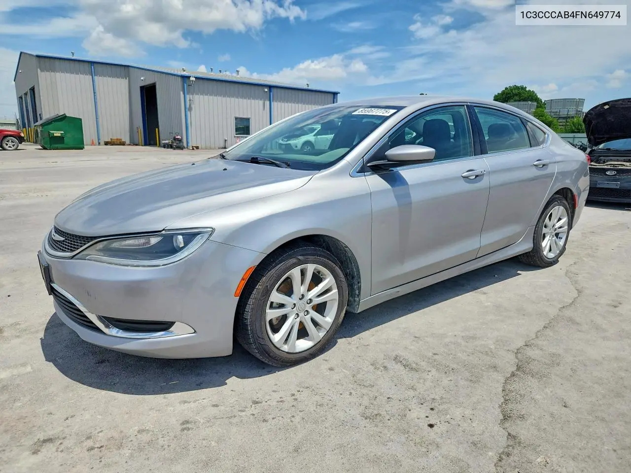 2015 Chrysler 200 Limited VIN: 1C3CCCAB4FN649774 Lot: 85967775
