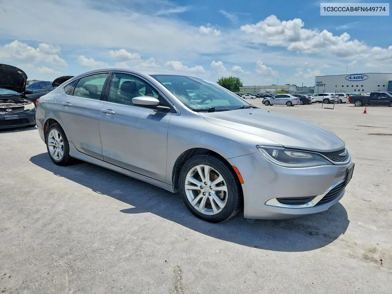 2015 Chrysler 200 Limited VIN: 1C3CCCAB4FN649774 Lot: 85967775