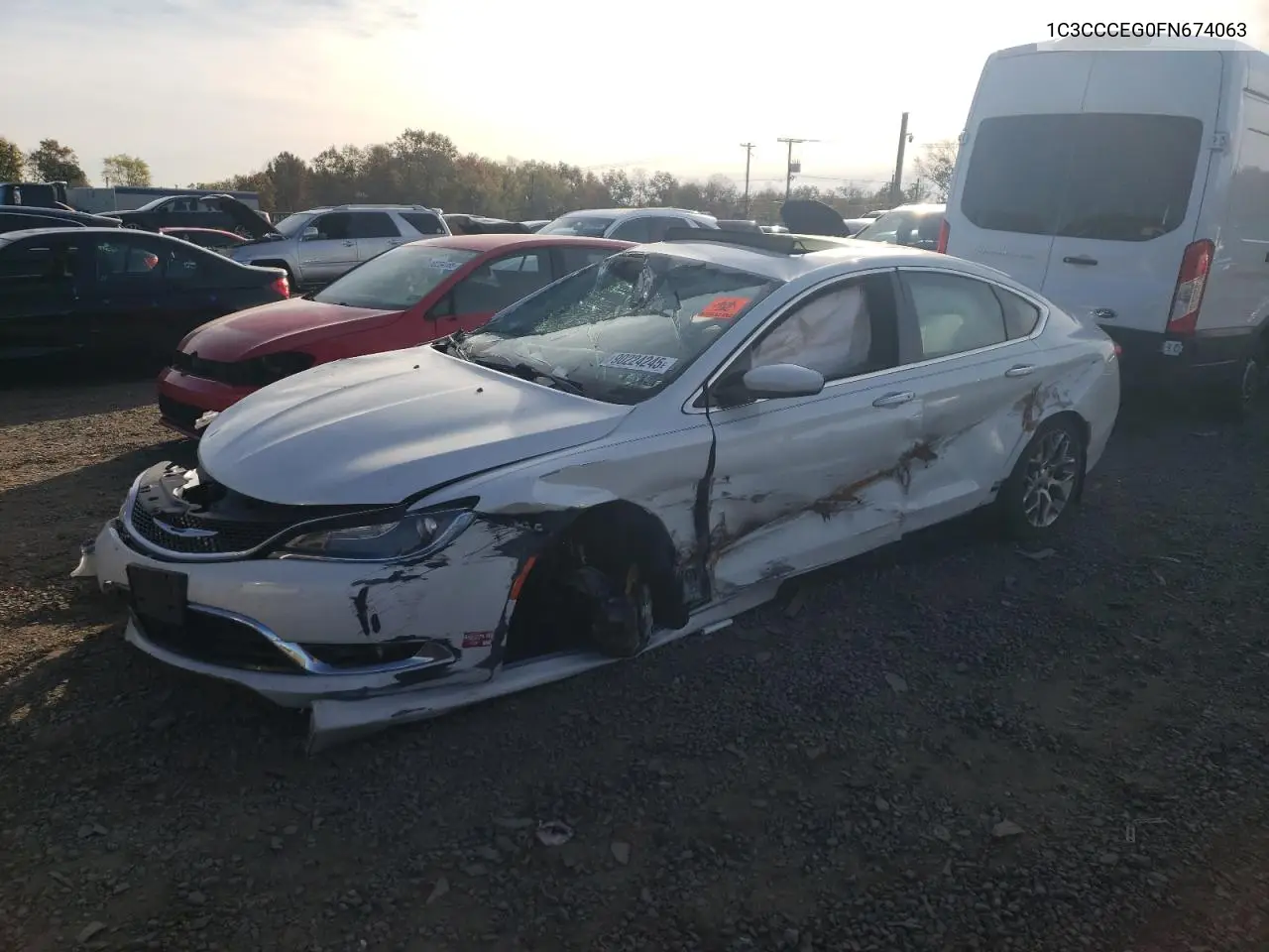 1C3CCCEG0FN674063 2015 Chrysler 200 C