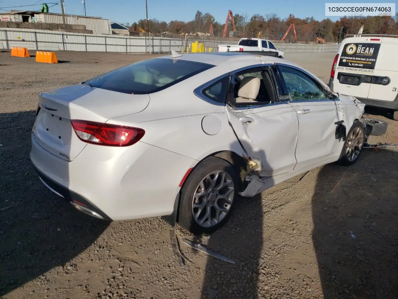 1C3CCCEG0FN674063 2015 Chrysler 200 C