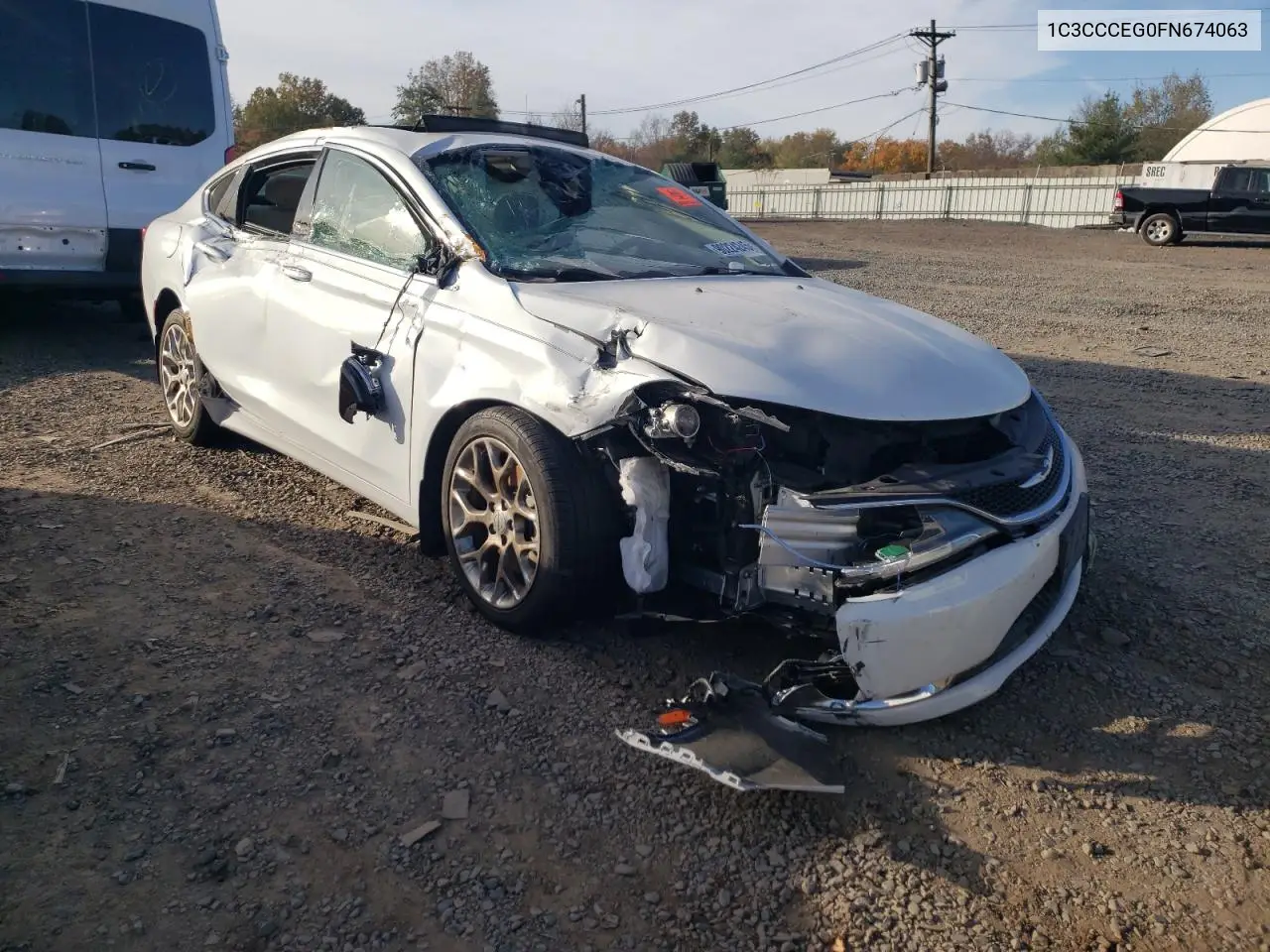 1C3CCCEG0FN674063 2015 Chrysler 200 C