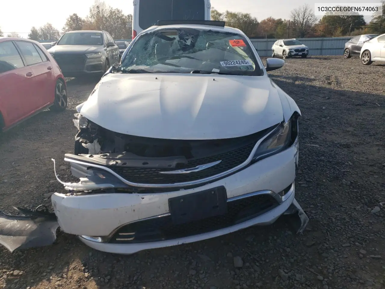 1C3CCCEG0FN674063 2015 Chrysler 200 C