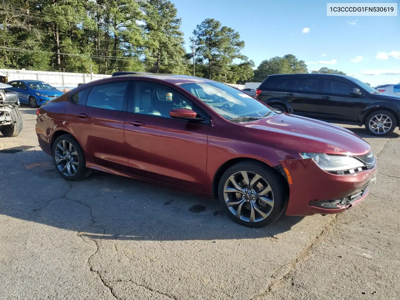 1C3CCCDG1FN530619 2015 Chrysler 200 S