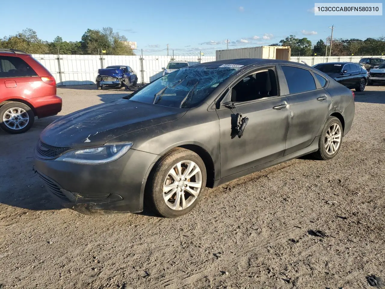 1C3CCCAB0FN580310 2015 Chrysler 200 Limited