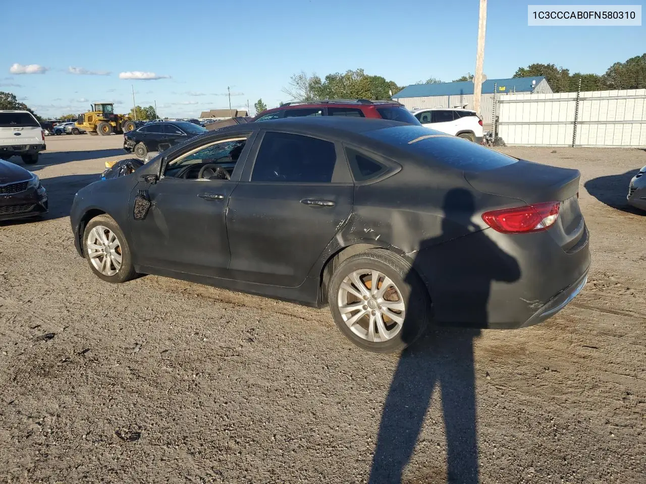 1C3CCCAB0FN580310 2015 Chrysler 200 Limited