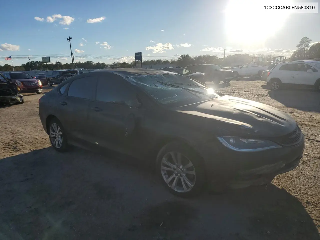 1C3CCCAB0FN580310 2015 Chrysler 200 Limited
