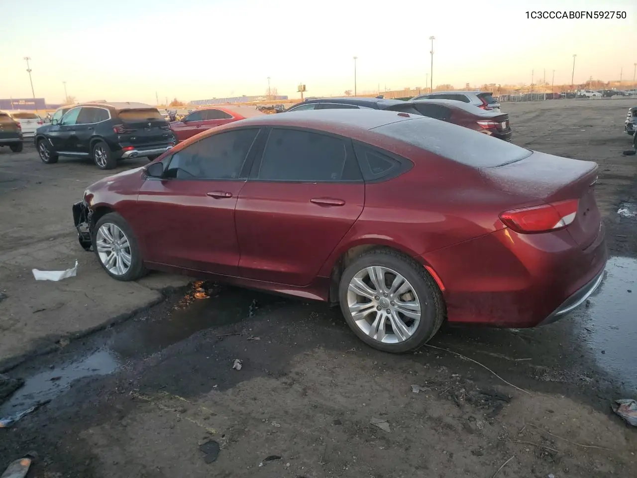 1C3CCCAB0FN592750 2015 Chrysler 200 Limited
