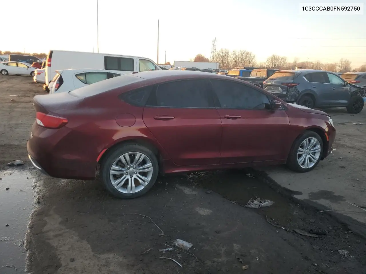 1C3CCCAB0FN592750 2015 Chrysler 200 Limited
