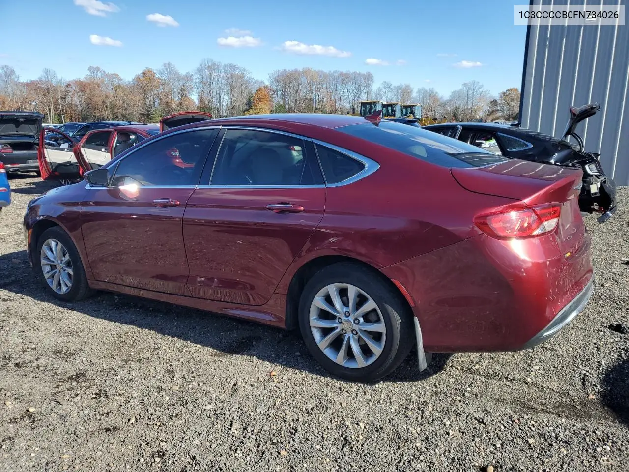 1C3CCCCB0FN734026 2015 Chrysler 200 C