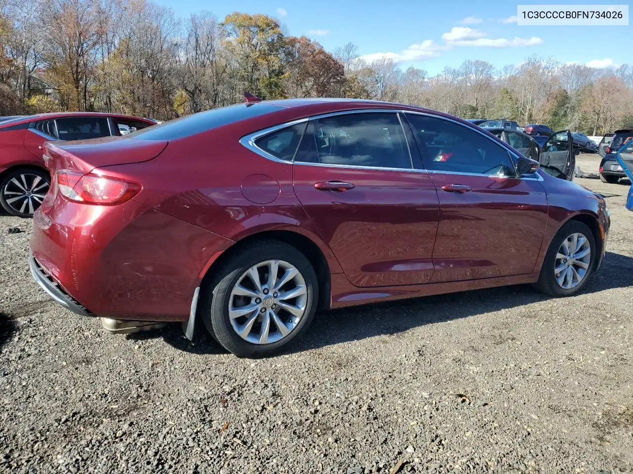1C3CCCCB0FN734026 2015 Chrysler 200 C