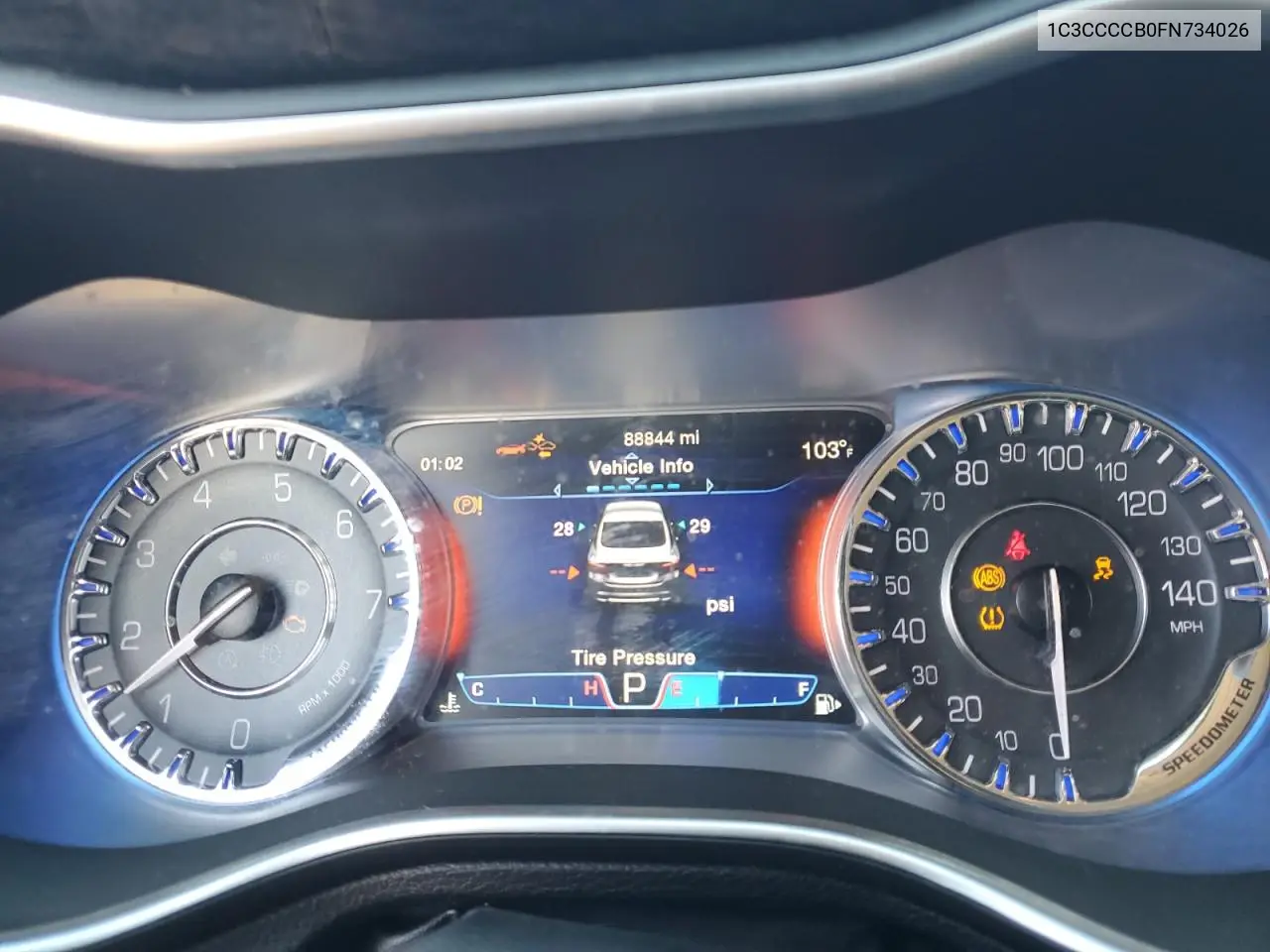 1C3CCCCB0FN734026 2015 Chrysler 200 C