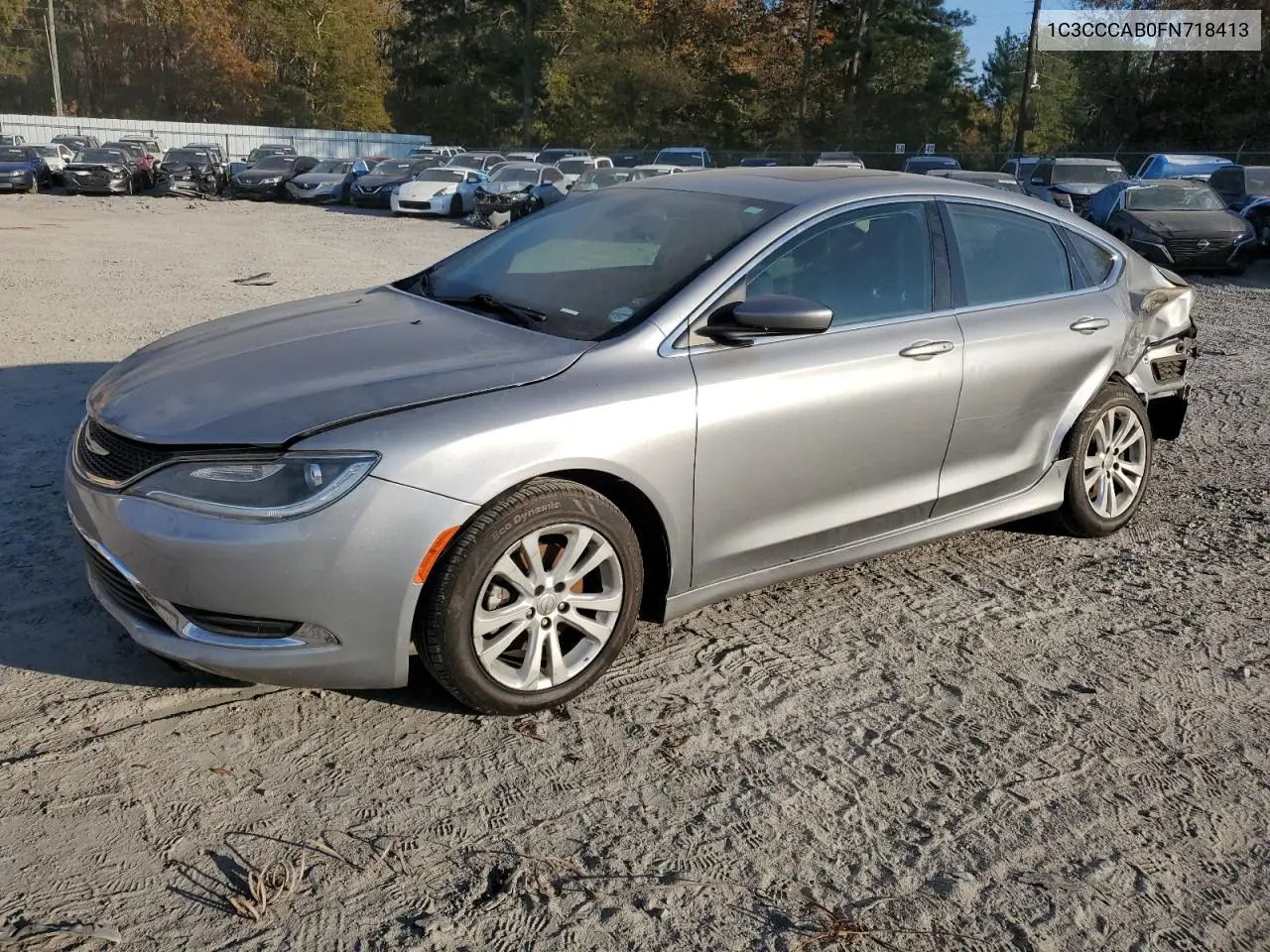 1C3CCCAB0FN718413 2015 Chrysler 200 Limited