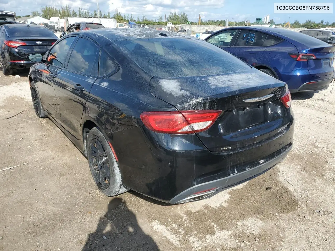 1C3CCCBG8FN758796 2015 Chrysler 200 S