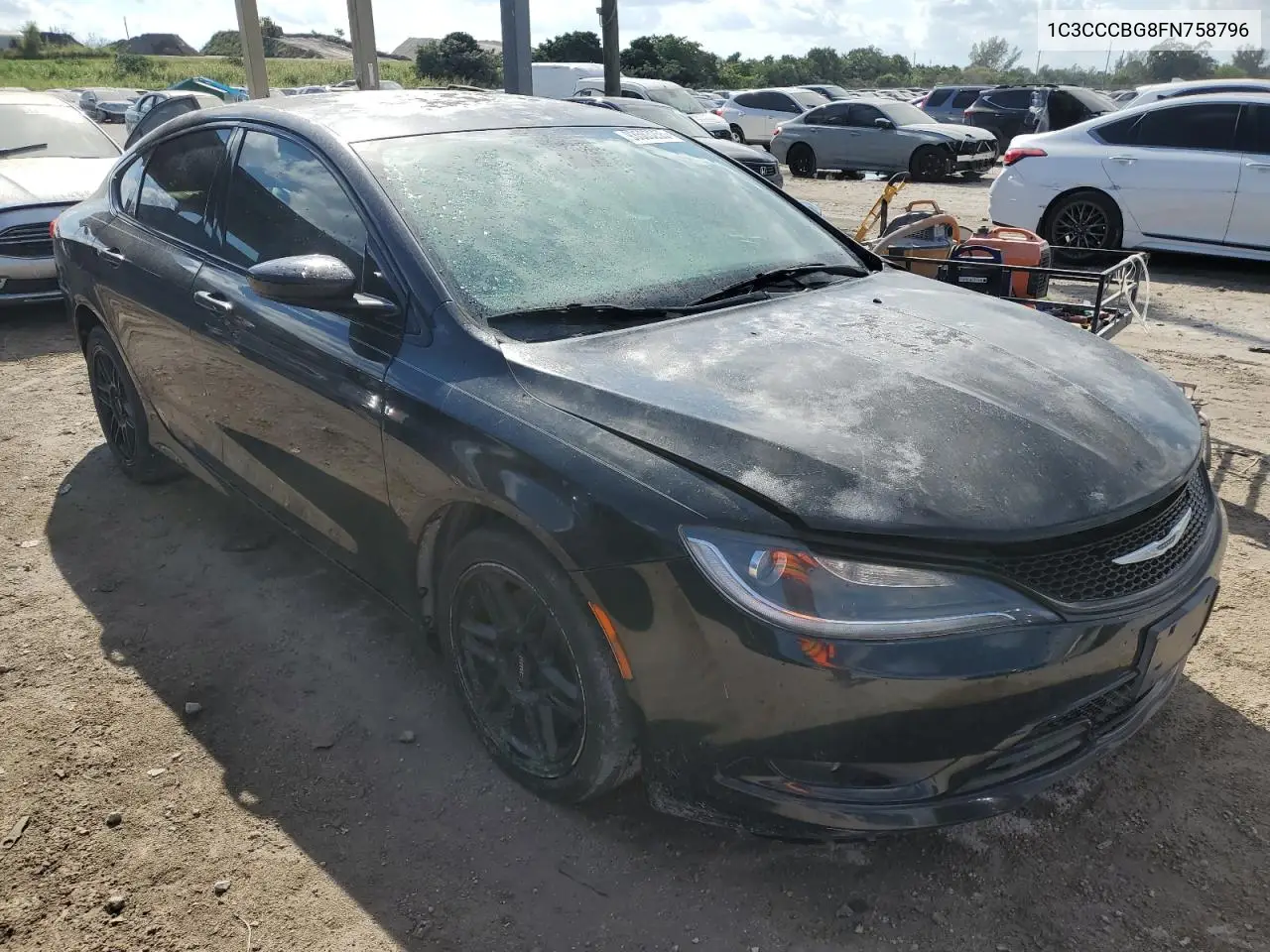 1C3CCCBG8FN758796 2015 Chrysler 200 S