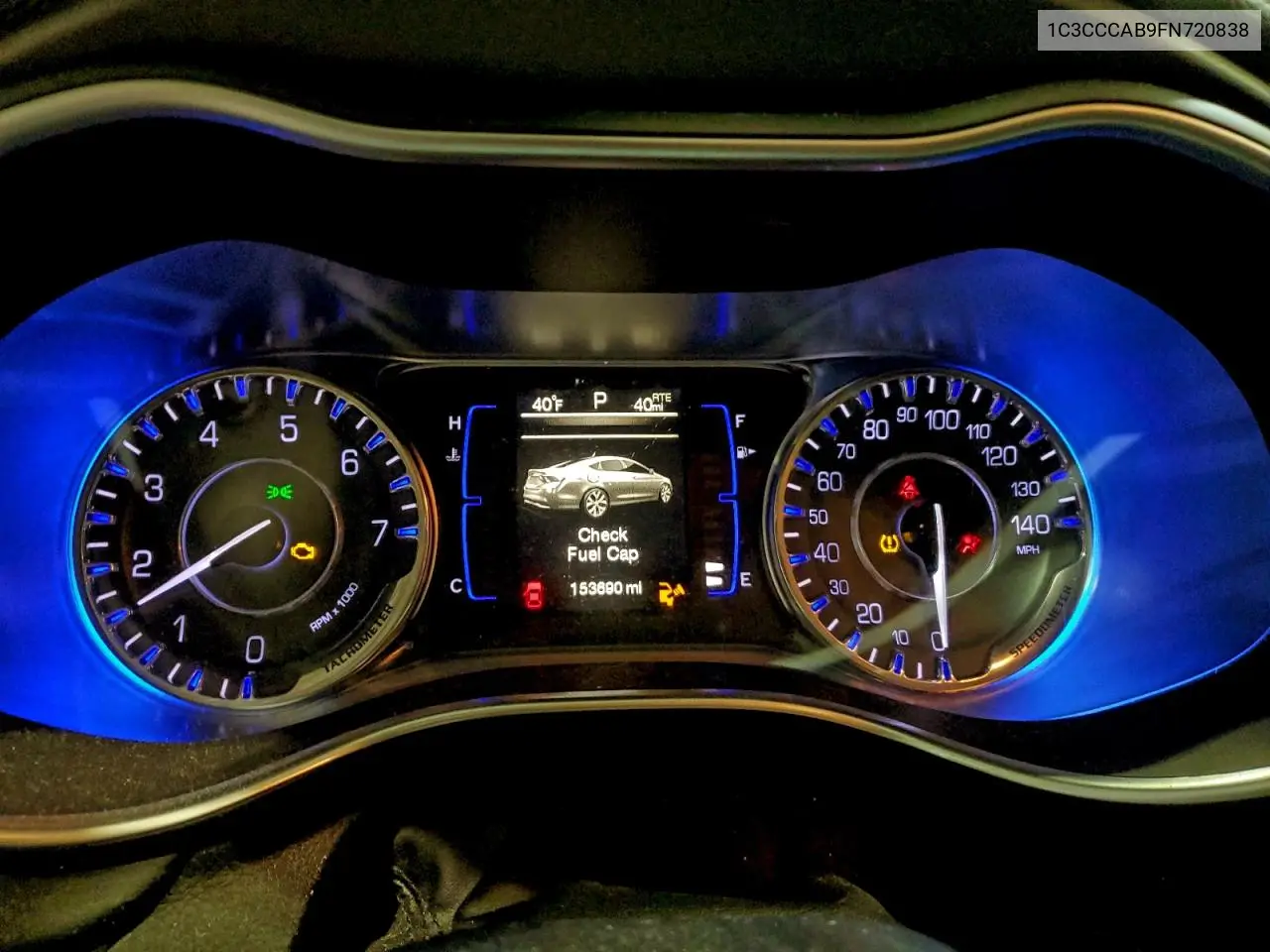 1C3CCCAB9FN720838 2015 Chrysler 200 Limited