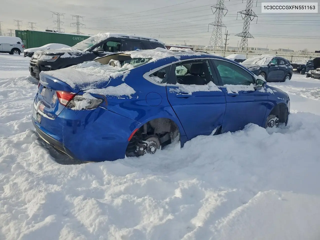 1C3CCCCGXFN551163 2015 Chrysler 200 C